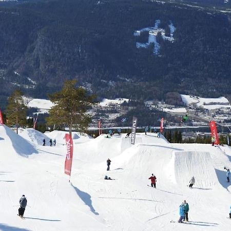 Leilighet Med Panoramautsikt Sjusjoen Innendors Parkering Экстерьер фото
