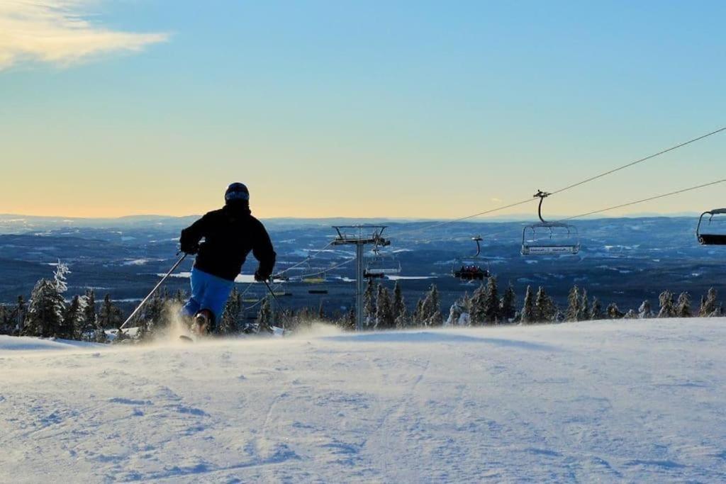 Leilighet Med Panoramautsikt Sjusjoen Innendors Parkering Экстерьер фото