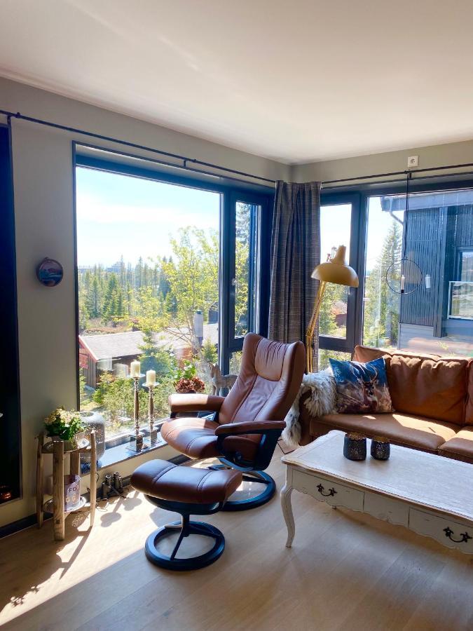 Leilighet Med Panoramautsikt Sjusjoen Innendors Parkering Экстерьер фото